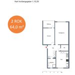 Rent 2 rooms apartment of 64 m², in Eskilstuna - Sahl