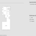 Rent 1 rooms apartment of 44 m², in Mariehem