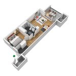 Hyr ett 2-rums lägenhet på 53 m² i Falkenberg