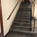 trappor med parkettgolv